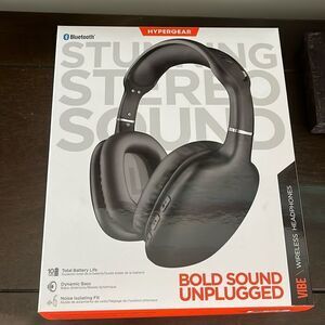 Bluetooth Wireless Headphones Built-In Mic & Controls, HyperGear Over Ear Noise